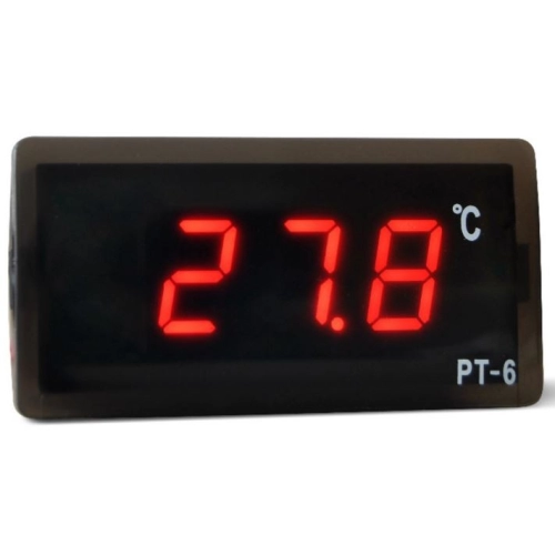 Ringder PT-6 Termometr cyfrowy czerwony 12V