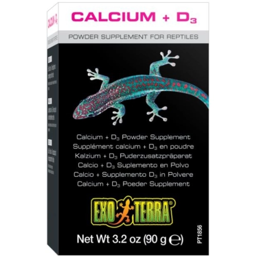 Exo Terra Calcium + D3 - wapno sproszkowane