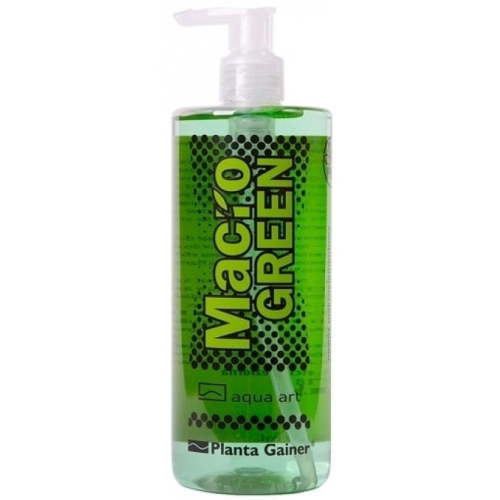 Aqua-art Planta Gainer Pro Macro GREEN 500ml - nawóz dla wolno rosnących roślin