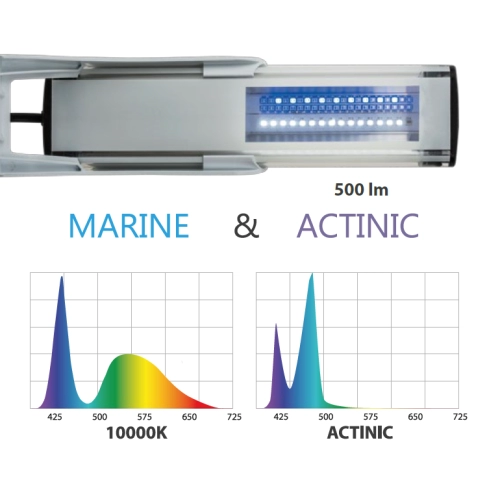 Aquael Nano Reef DUO Zestaw morski biały