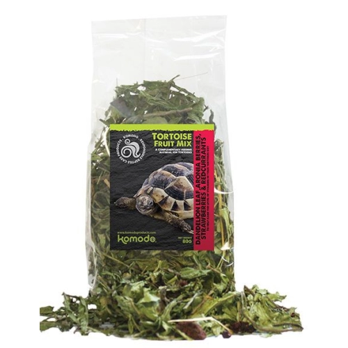 Komodo Tortoise Fruit mix 80g - zioła i owoce dla żółwi