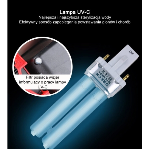 SunSun / Grech CBG-500 - filtr kaskadowy z UV