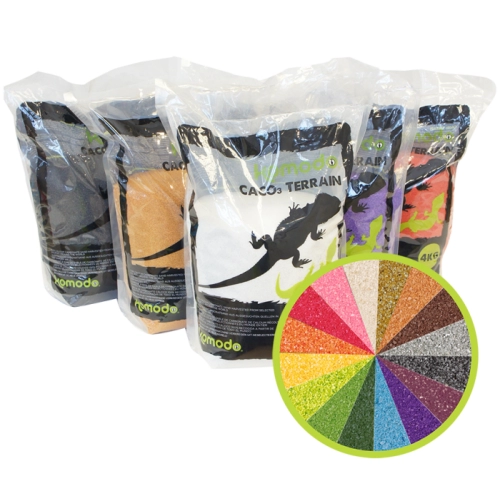 Komodo CaCo3 Sand Czarny - jadalny piasek dla gadów