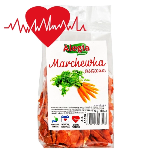 Alegia - czipsy z marchewki 60g