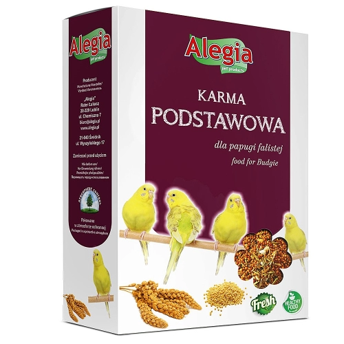 Alegia - karma podstawowa dla papugi falistej 1kg