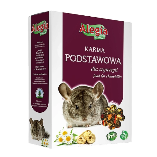 Alegia - karma podstawowa dla szynszyla 900g