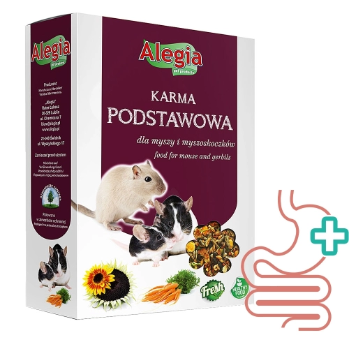 Alegia - karma podstawowa dla myszy i myszoskoczków 450g