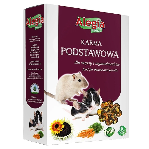 Alegia - karma podstawowa dla myszy i myszoskoczków 450g
