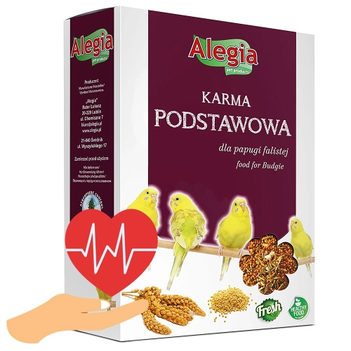 Alegia - karma podstawowa dla papugi falistej 1kg