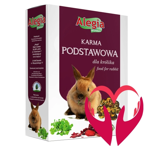 Alegia - karma podstawowa dla królika 500g