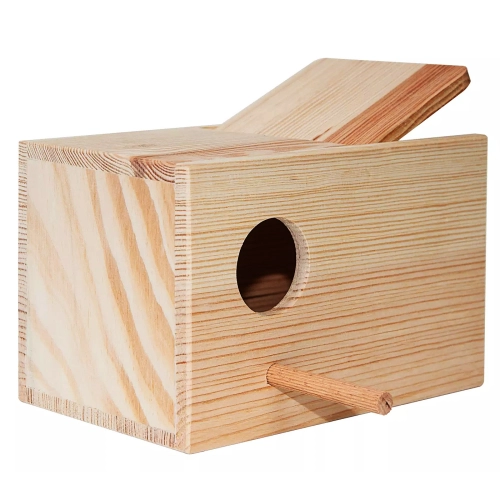 Nature House M - drewniany domek lęgowy dla ptaków 20x13x13cm