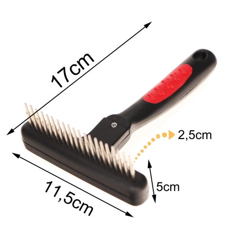 Lupipets Rake Comb - zgrzebło podwójne dla psów i kotów