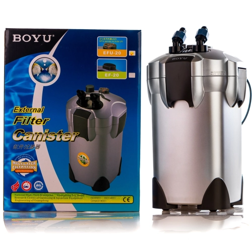 BOYU Atlas BioAqua 20 - filtr zewnętrzny z lampą UV do akwarium 400l