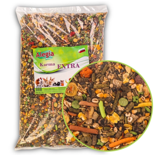 Alegia Karma extra - pokarm dla gryzoni i królików 10kg