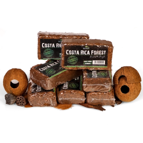 Terrario Costa Rica Forest 8l - mieszanka z włókien kokosa i zrębki kokosa