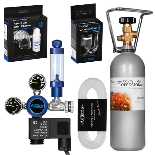 Aquario BLUE Professional - zestaw CO2 z butlą 2l