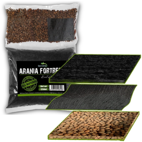 Terrario Arania Fortress 3in1 - podłoże dla pająków nadrzewnych