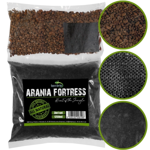 Terrario Arania Fortress 3in1 - podłoże dla pająków nadrzewnych