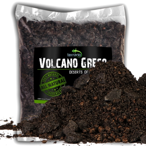 Terrario Volcano Greco 5kg - podłoże pustynne czarne