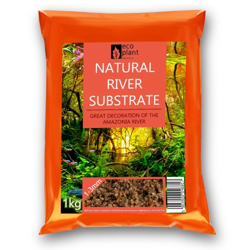 Eco Plant Natural River 1kg - żwir rzeczny 1-3mm
