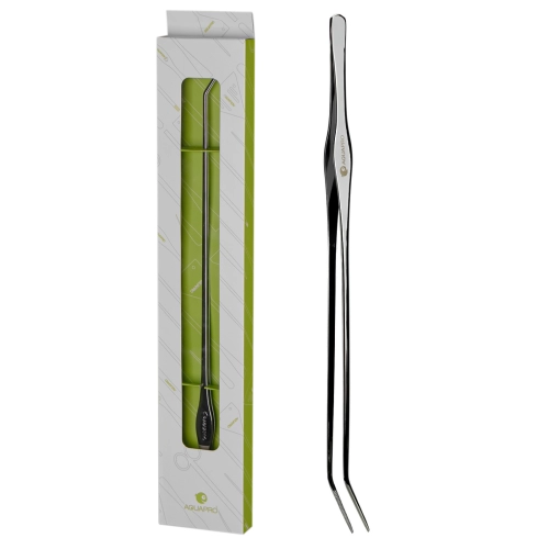 Aquapro - pęseta zagięta 45cm