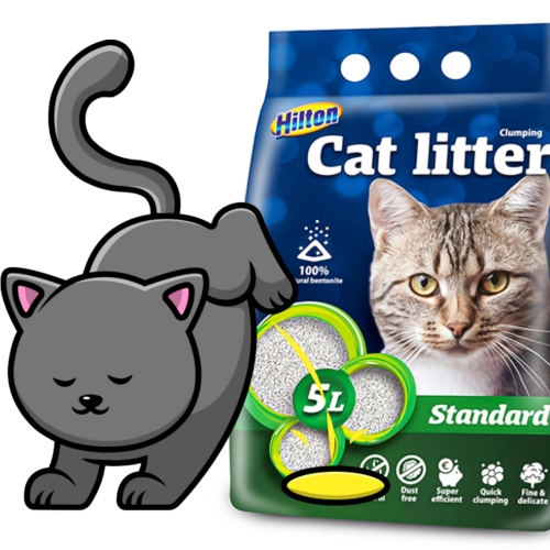 Hilton Cat Litter Standard - żwirek bentonitowy dla kota 5l