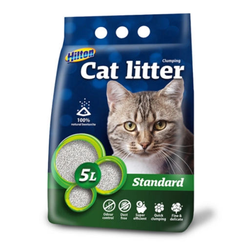 Hilton Cat Litter Standard - żwirek bentonitowy dla kota 5l