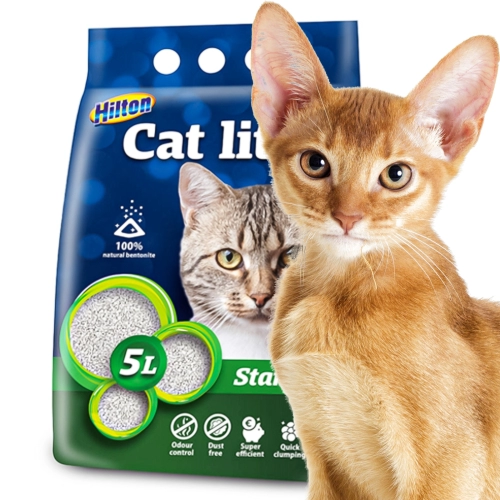 Hilton Cat Litter Standard - żwirek bentonitowy dla kota 5l
