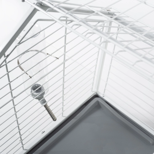 OiiBO SR0091 - klatka z wybiegiem dla królika 89x46x61cm