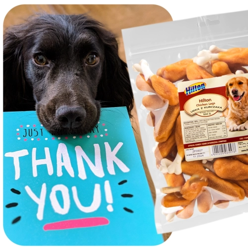Hilton Udka z Kurczaka 0,5kg - przysmak dla psów 