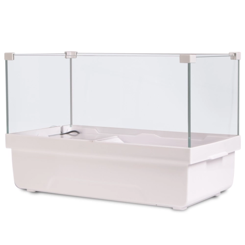 Sunsun Turtle Water Box L - akwarium dla żółwia z wyspą i filtrem