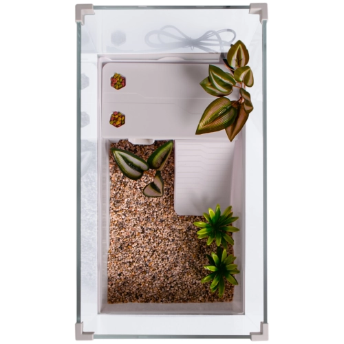 Sunsun Turtle Water Box L - akwarium dla żółwia z wyspą i filtrem