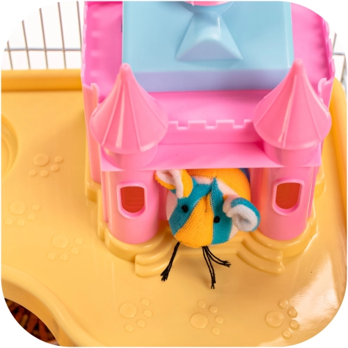 Furrever Friends Miku Castle - klatka dla małych gryzoni kompletny zestaw