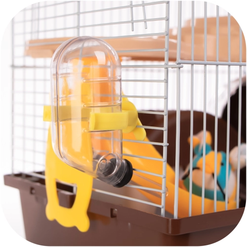 Furrever Friends Miku Homie M Brown - klatka dla małych gryzoni kompletny zestaw