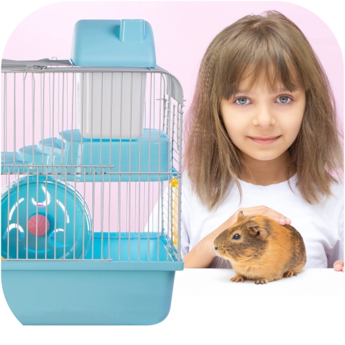 Furrever Friends Miku Homie M Blue - klatka dla małych gryzoni kompletny zestaw