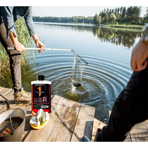 Genlog Buzzer Halibut - płynny dodatek do zanęt 250ml