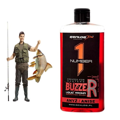 Genlog Buzzer Anyż - płynny dodatek do zanęt 250ml