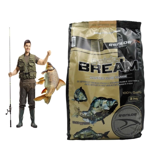 Genlog Golden Bream Czarny Piernik i Cynamon - zanęta na leszcze 3kg