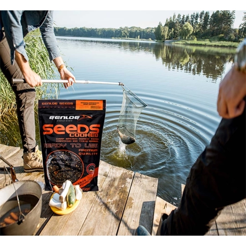 Genlog Cooked Seeds - ziarna wędkarskie, konopia naturalna 1l