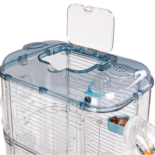 Furrever Friends Miku Clear - klatka dla małych gryzoni zestaw