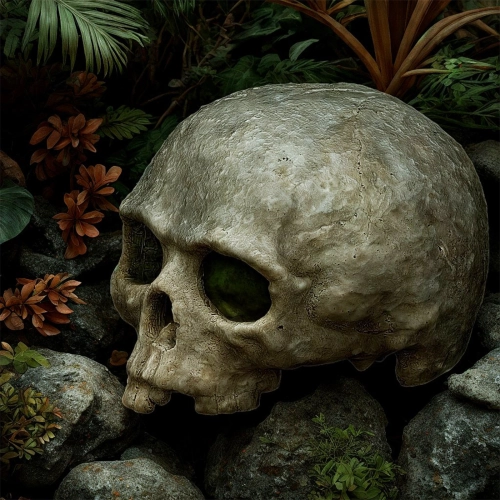 Terrario Human Skull - czaszka ludzka do terrarium 14x11x11 cm