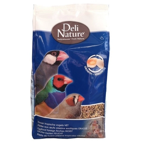 Deli Nature Eggfood Moist Foreign Finches – wilgotna jajeczna karma dla ptaków tropikalnych 1 kg