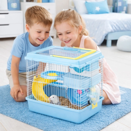 Furrever Friends Miku Easy Small Blue - klatka dla małych gryzoni zestaw